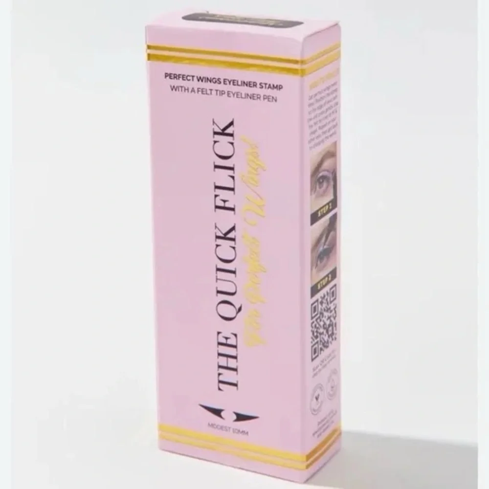 The Quick Flick Perfect Wings Eyeliner Stamp Intense Black Modest Full Size NWT!